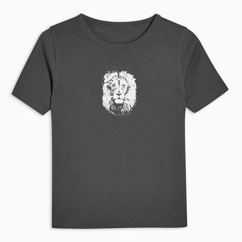 SS21 Großhandelsfrauen-Löwe-T-Shirt