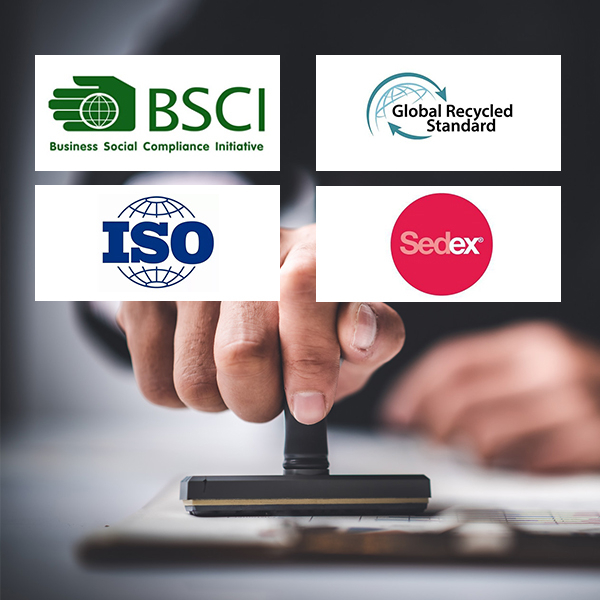 BSCI / ISO9001 / SEDEX / GRS-Audit.