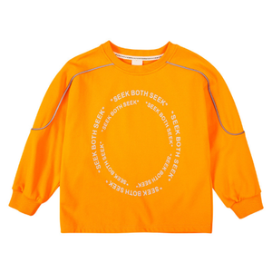 2021 Jungen drucken reflektierendes Mode-Sweatshirt