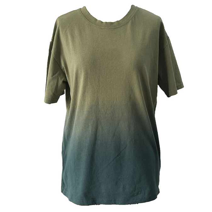 Übergroßes Dip Dyed Jersey-T-Shirt der Fabrik-Großhandelsmänner