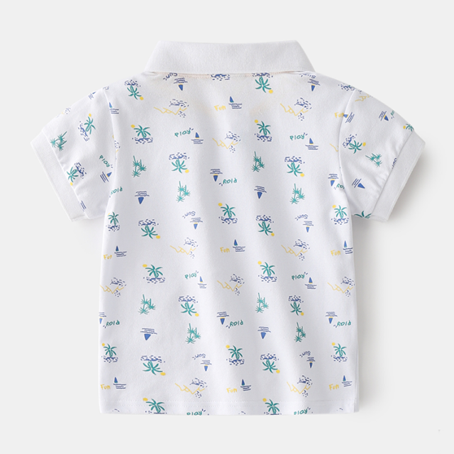 Hawaii AOP-Poloshirt für Jungen