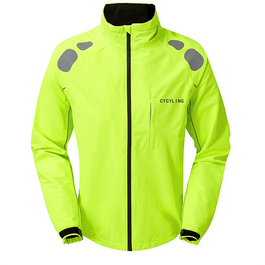 Fabrik direkt 100% Polyester reflektierende Mode Hi Vis Cycling Jacke