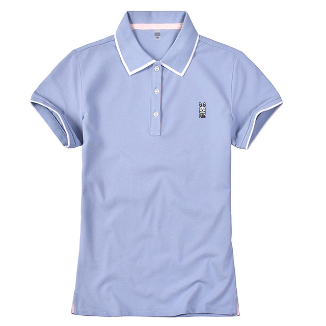 Kaninchen-Poloshirt für Damen