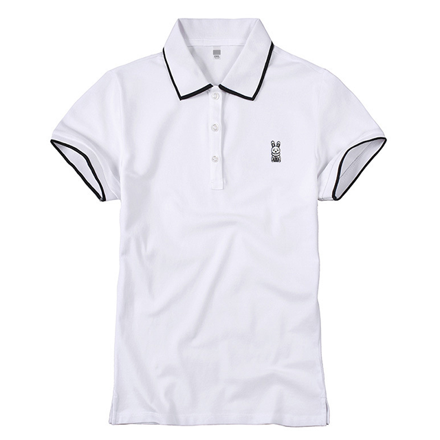 Kaninchen-Poloshirt für Damen