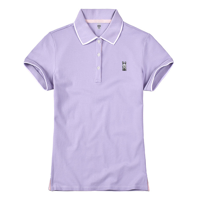 Kaninchen-Poloshirt für Damen